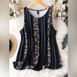 Floral Print Tank Top